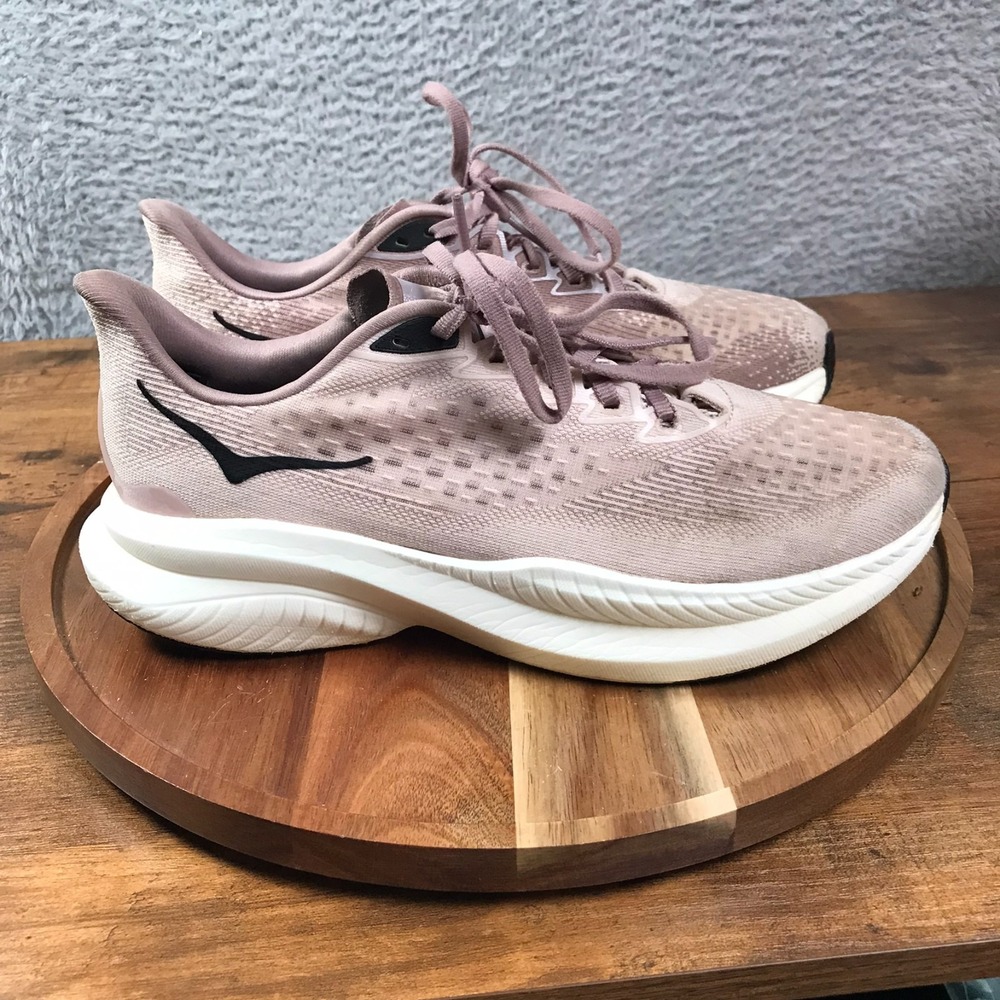 Hoka One One Mach 6 LA Womens 8.5B Cosmic Pearl Quartz Road Running Sneakers